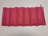Sonderangebot: Langes Kissen ca. 46 x 21,5 cm, Dinkel, pink weiße Punkte